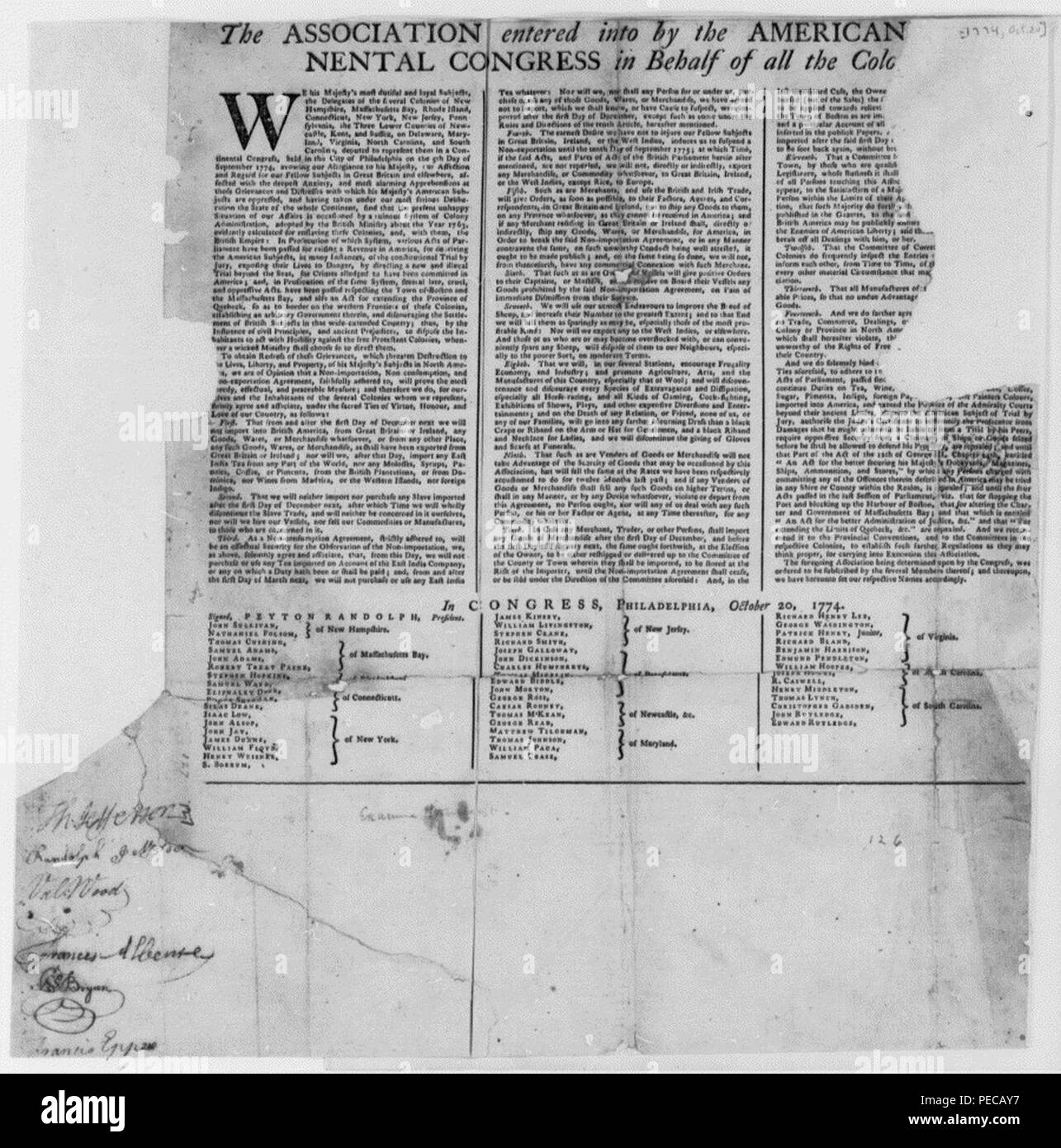 Articoli. Foto Stock