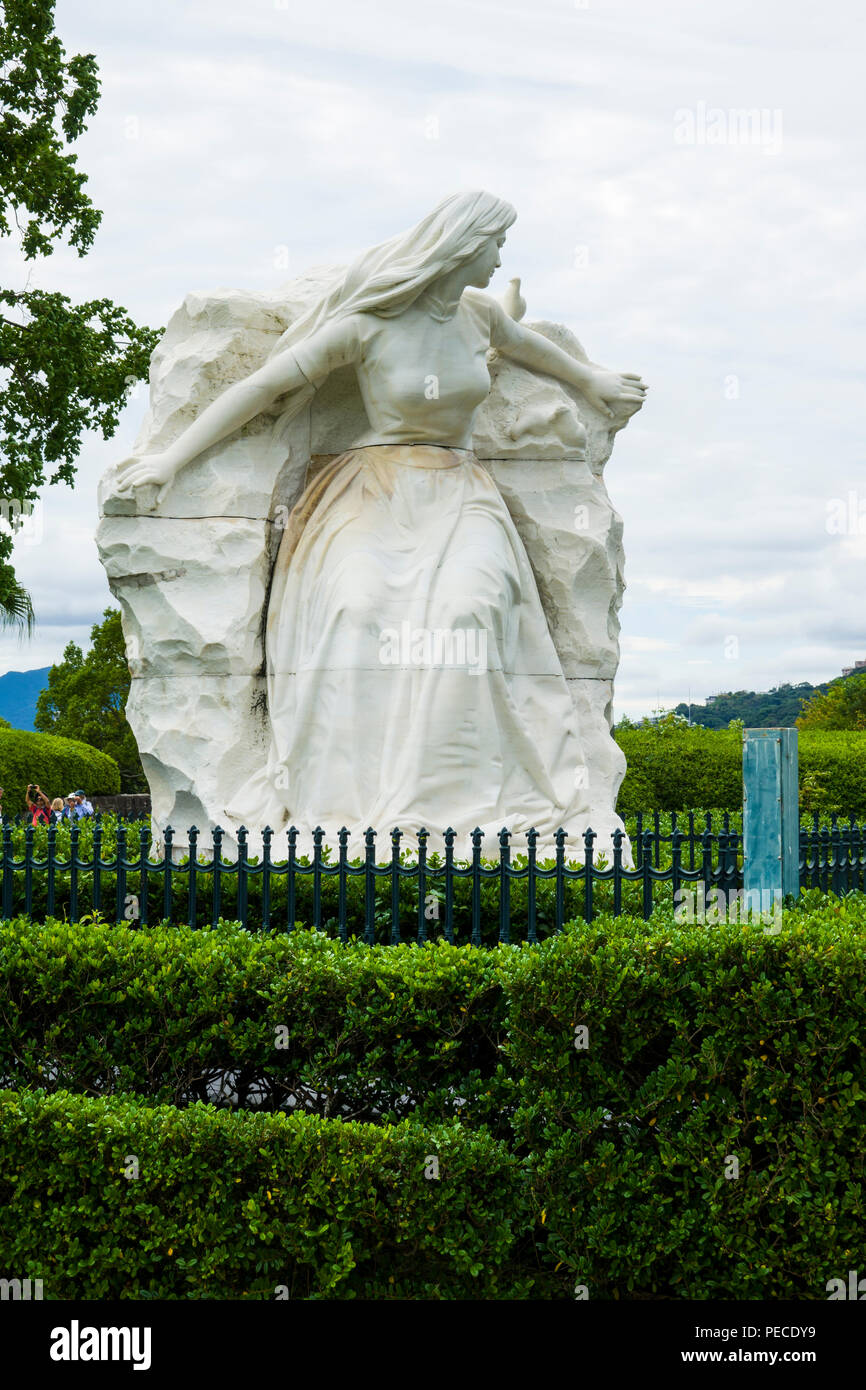 Nagasaki Peace Memorial Park statua giappone asia prefettura di Kyushu Foto Stock