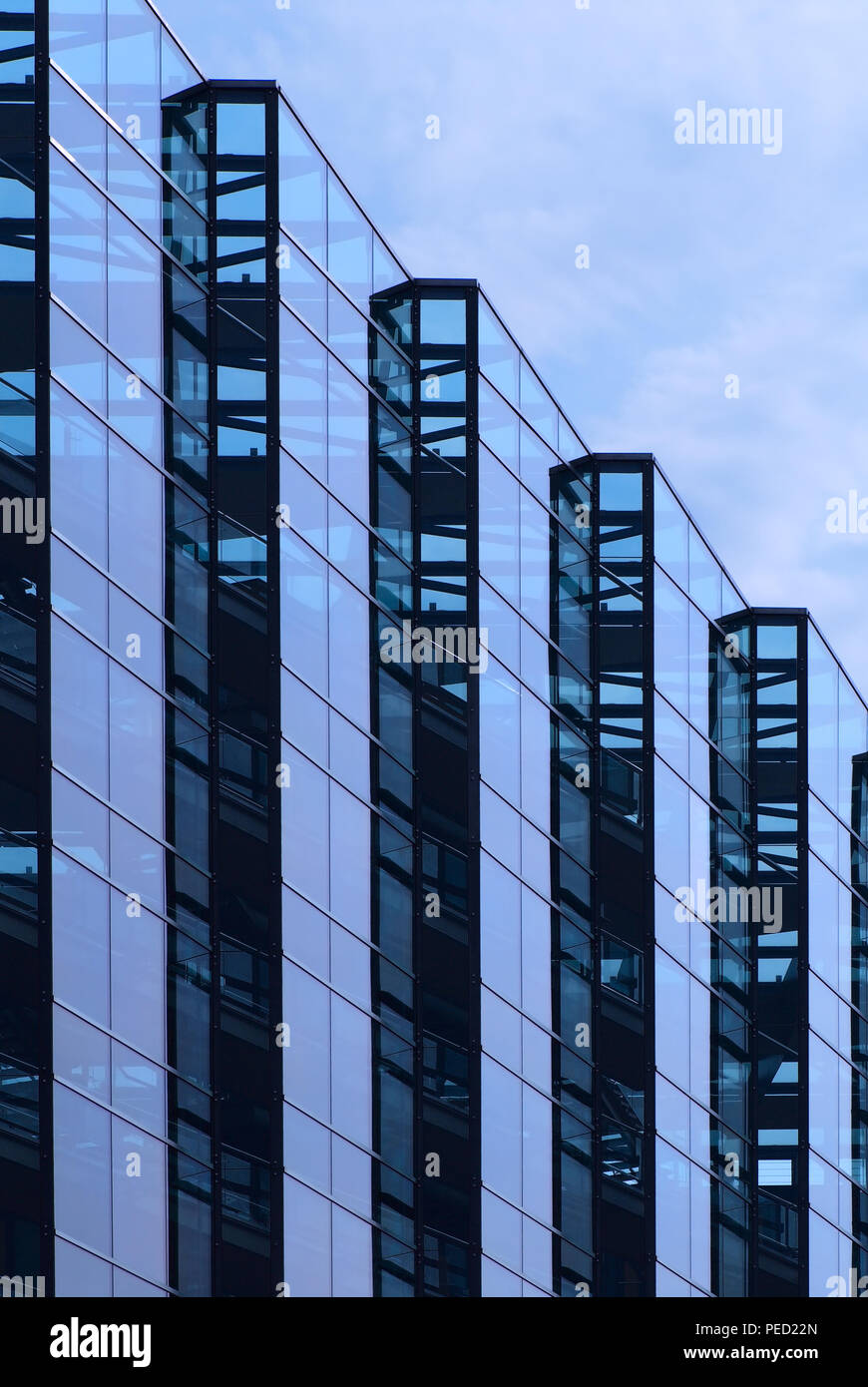 Foto di una parte di un edificio Foto Stock