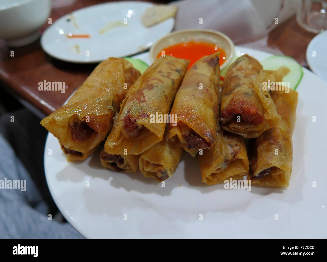 Fruehlingsrollen, Essen, ristorante, tonalità, Vietnam Foto Stock