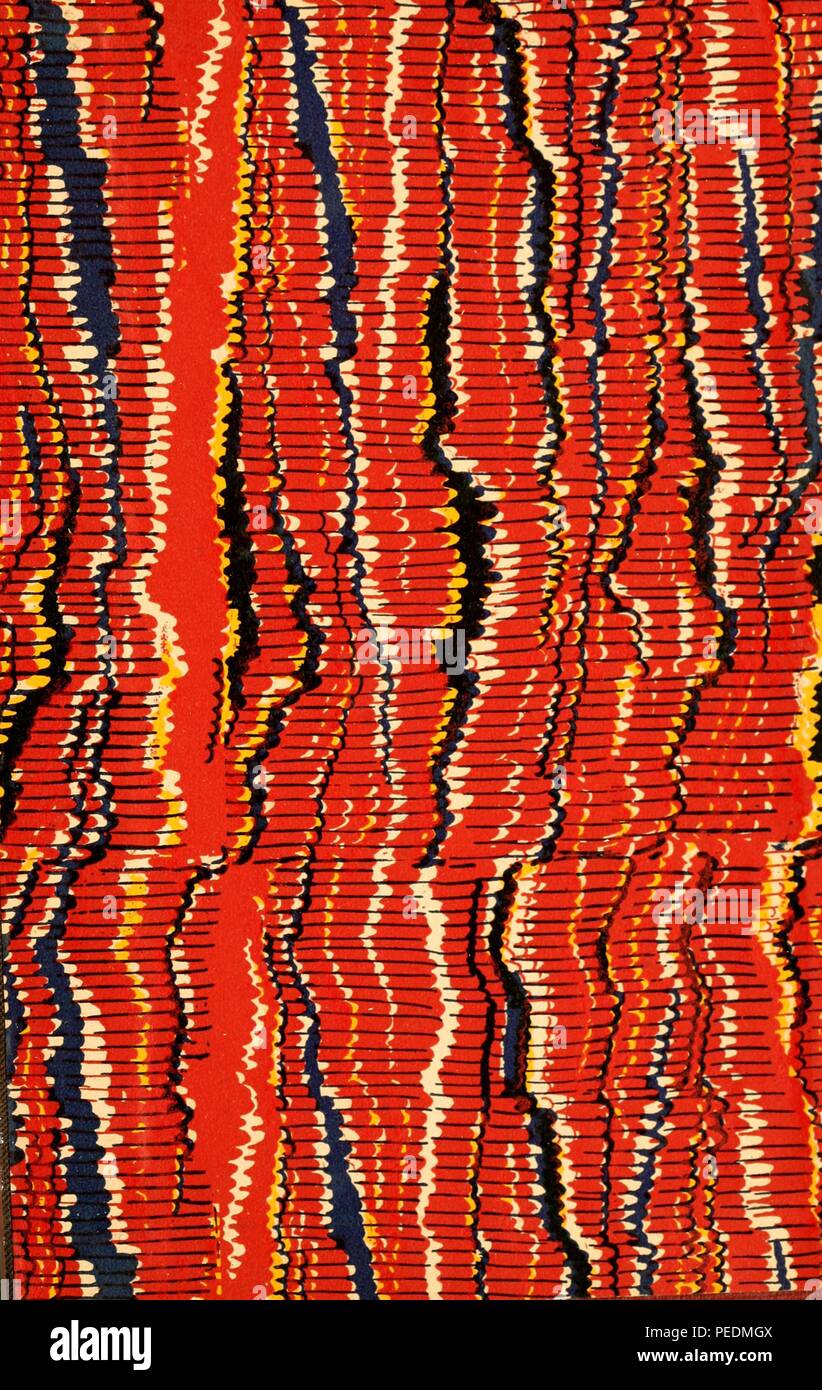 In marmo policromo fine pagina dal libro "Rhynchota', 1491. La cortesia Internet Archive. () Foto Stock