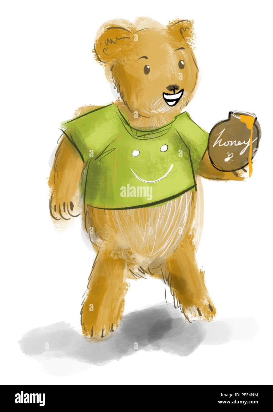 Un simpatico orsacchiotto Foto Stock