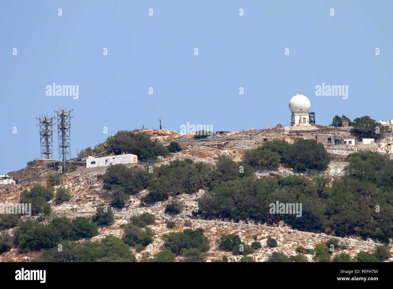 Rocca di Gibilterra Foto Stock