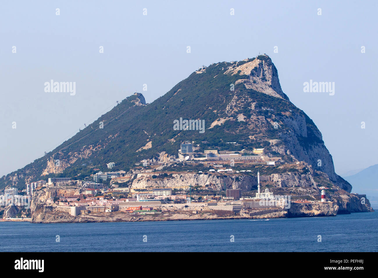 Rocca di Gibilterra Foto Stock