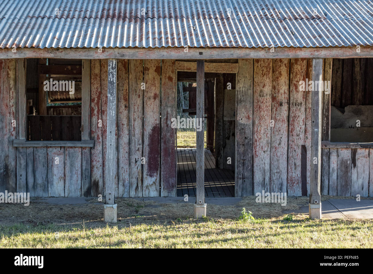 Heritage cabina in legno Foto Stock