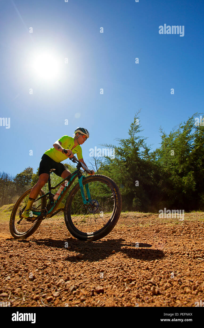 Stadio di prologo, ABSA Cape Epic, Time Trial stage. Venerdì 18 Marzo, 2018 Foto Stock