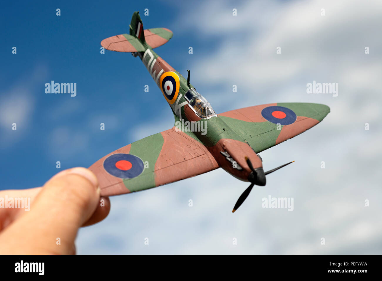 Airfix scala 1/72 modello Spitfire Foto Stock
