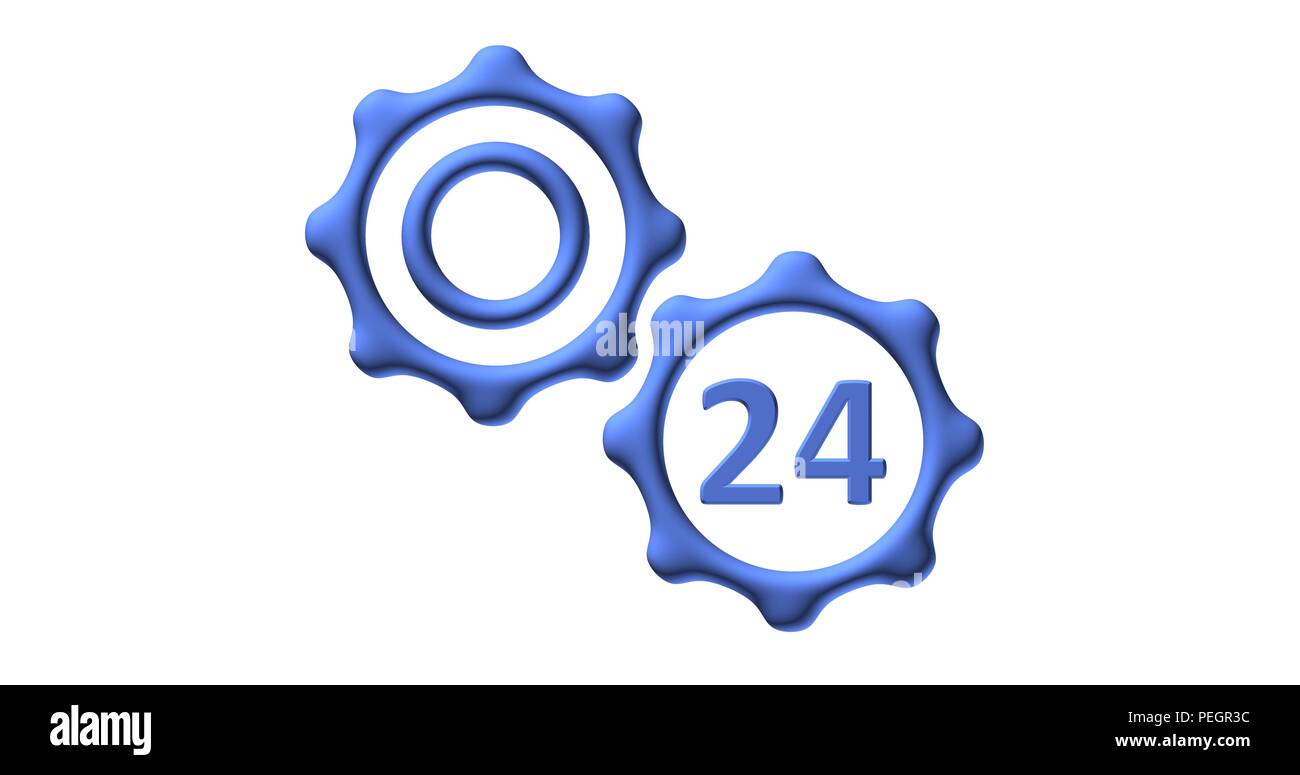 Meccanismo di impostazioni. Foto Stock