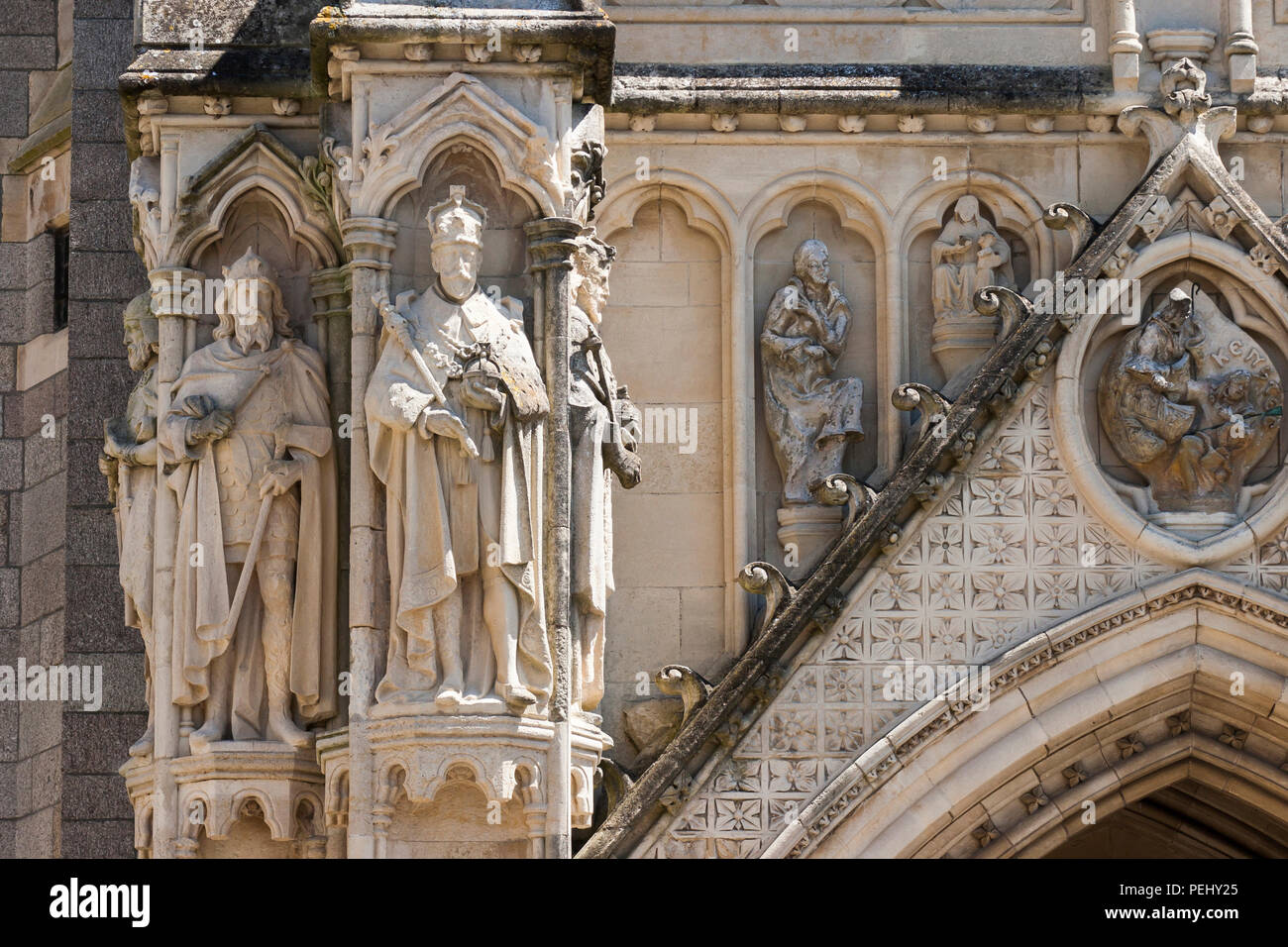 Truro Cathedral in Cornovaglia, Inghilterra. Foto Stock