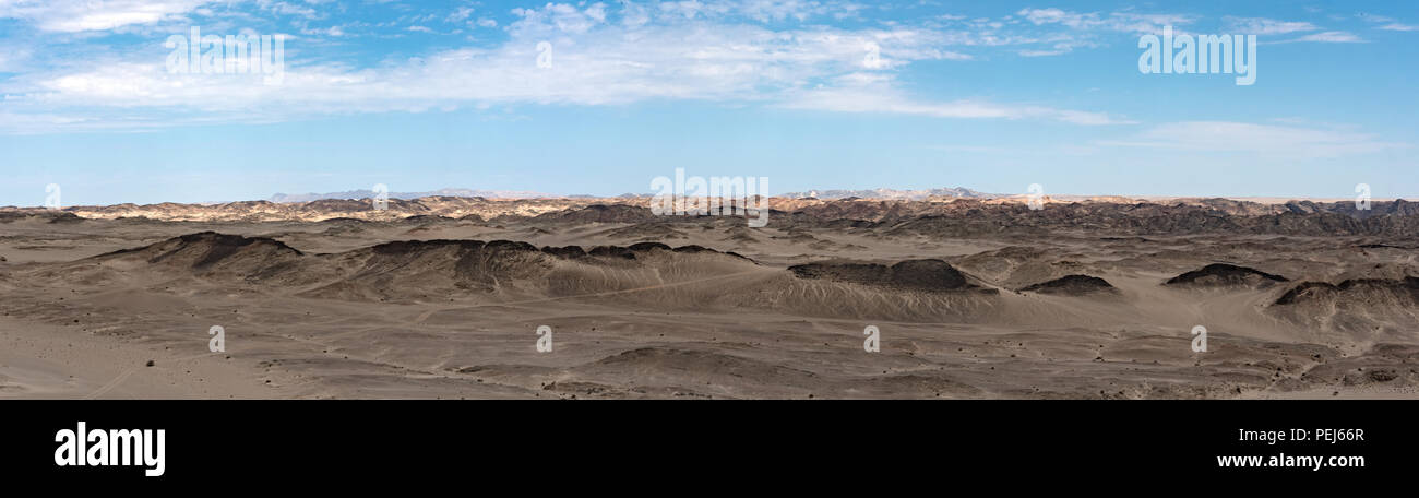 Panorama del paesaggio lunare, nei pressi di Swakopmund, Namibia. Foto Stock