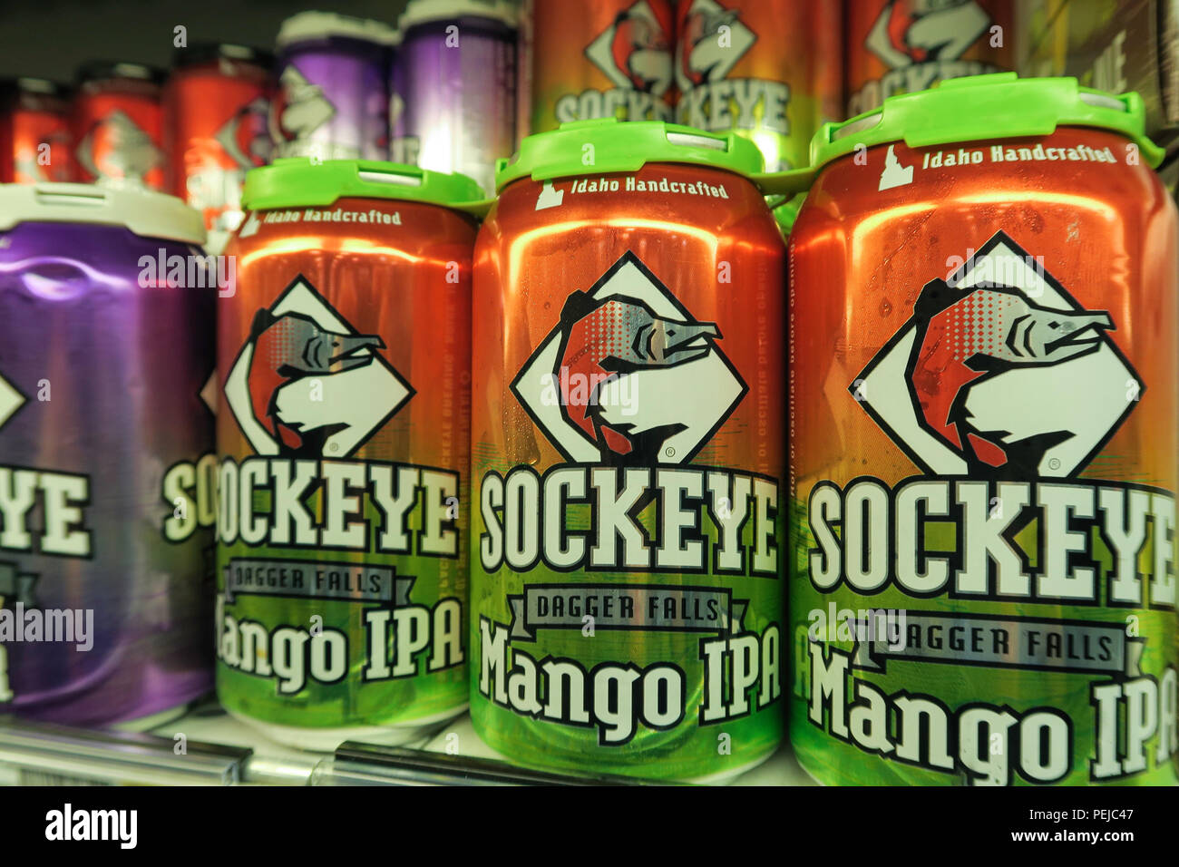 Smith's Food and Drug Store, ora di proprietà di Kroger Company, è un prominente regionale della catena di supermercati, Great Falls, Montana, USA Foto Stock