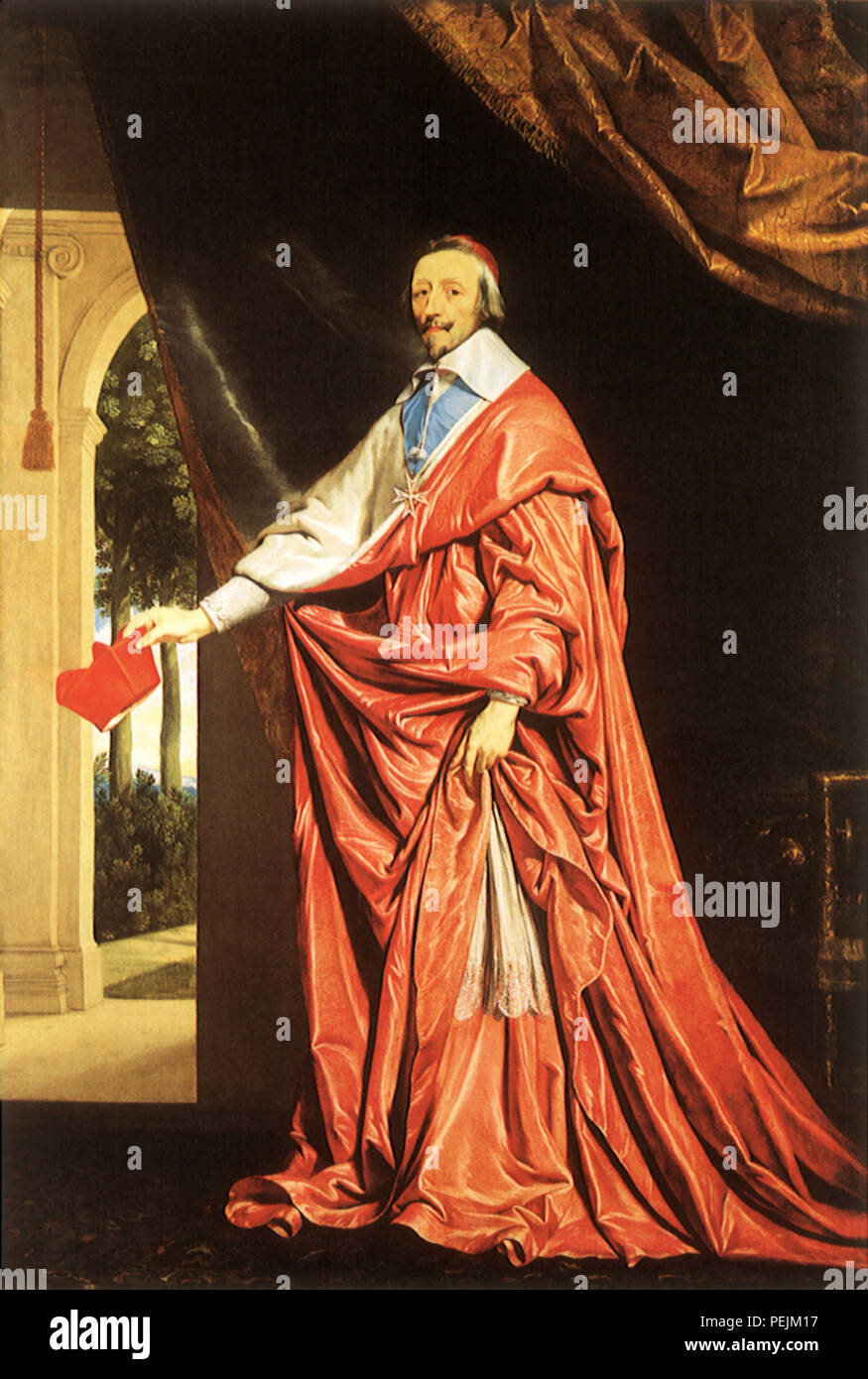 Richelieu 1640, Champaigne, Philippe de Foto Stock