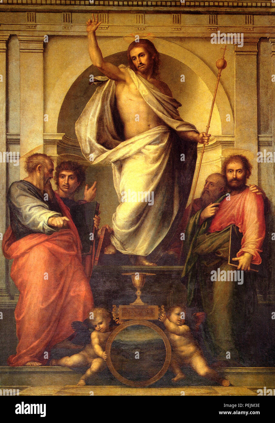Salvator Mundi, Bartolommeo, Fra Foto Stock