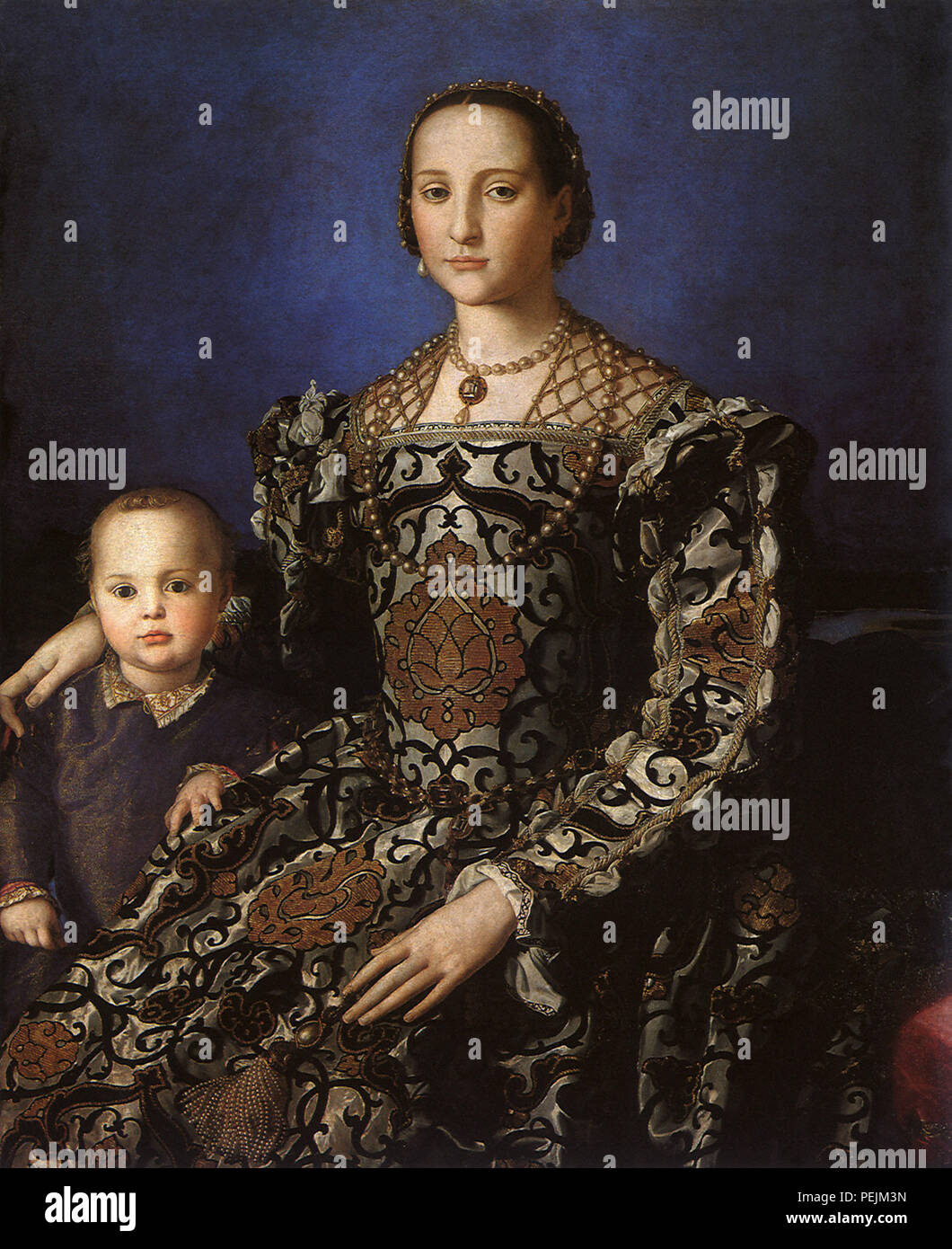 Eleonora di Toledo, Bronzino, Agnolo Foto Stock