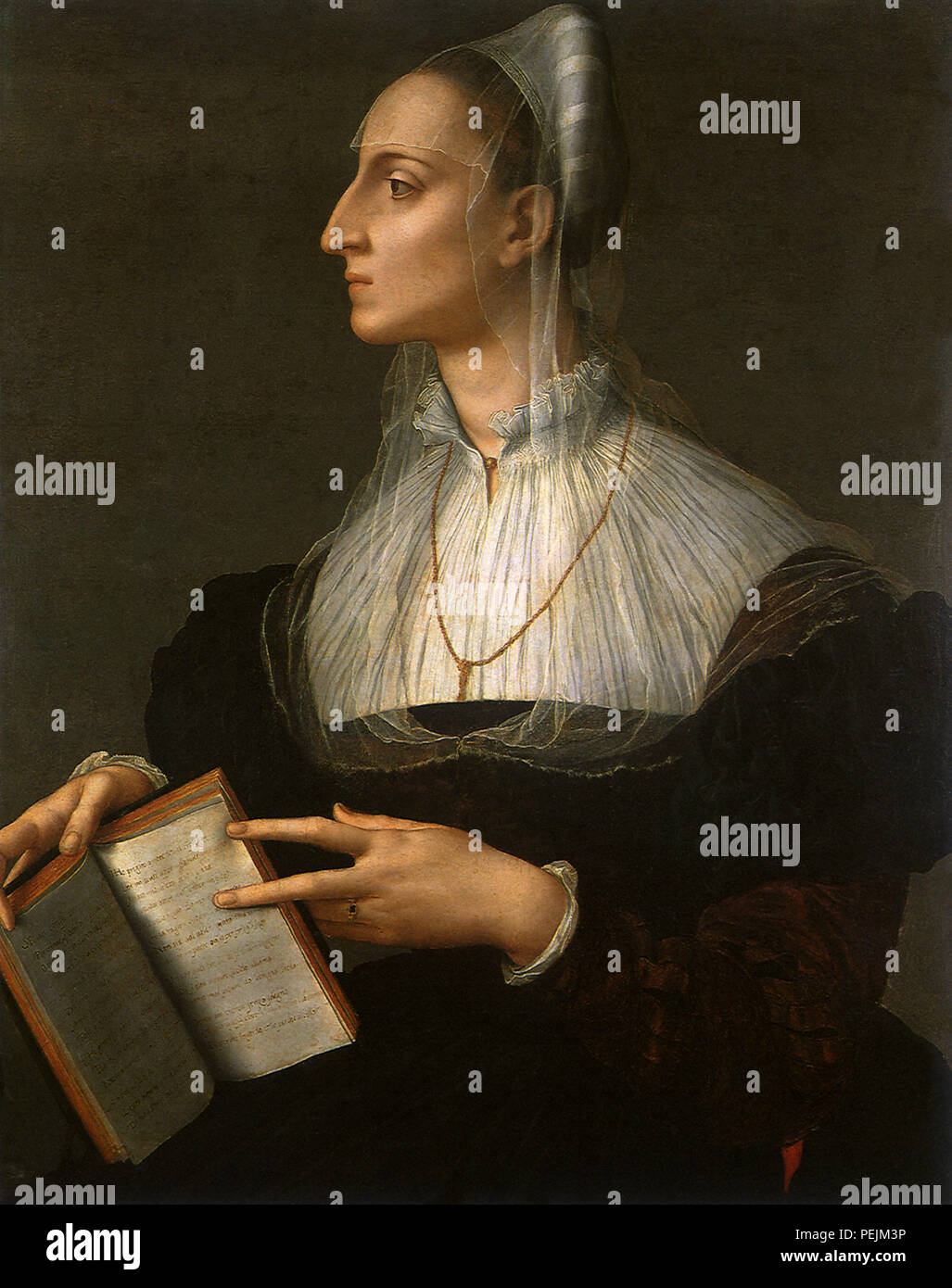 Laura Battifieri 1560, Bronzino, Agnolo Foto Stock