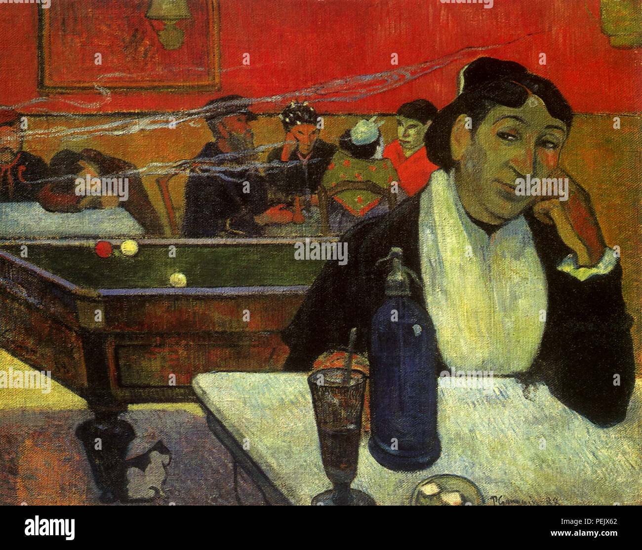 Cafe a Arles, Gauguin, Paolo Foto Stock