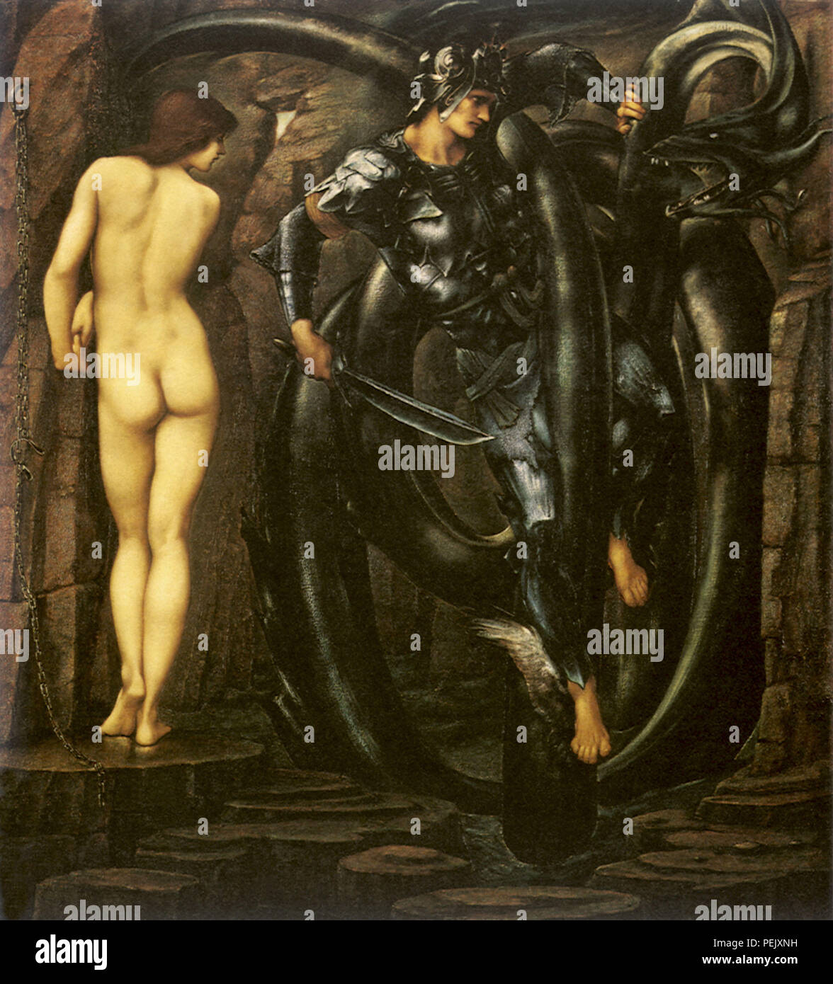 Perseo Salva Andromeda, Burne-Jones, Sir Edward Coley Foto Stock