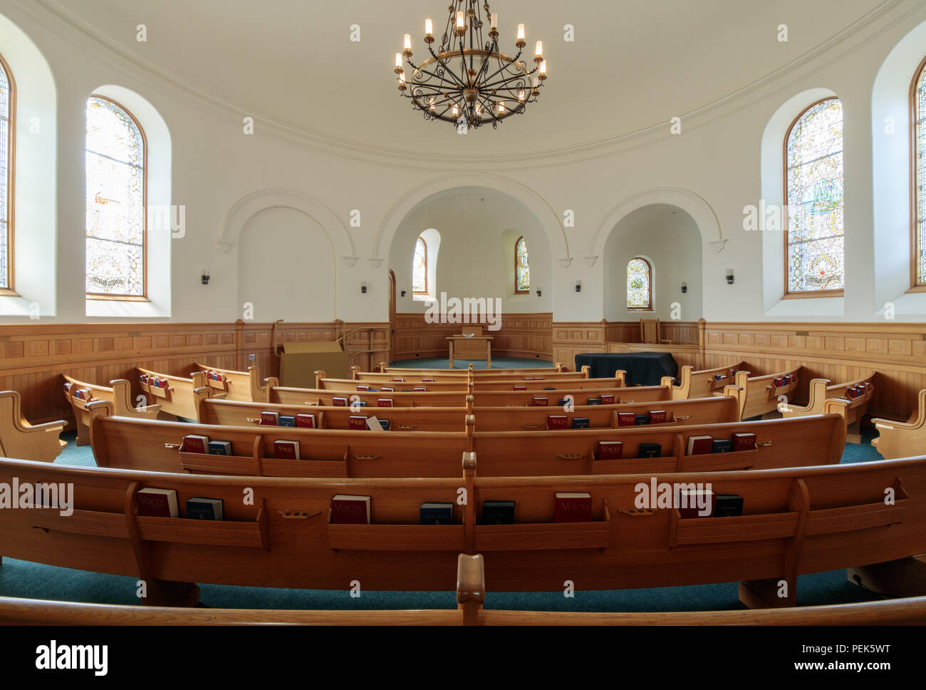 San Anselmo California - Agosto 9, 2018: Montgomery Cappella di San Francisco Theological Seminary. Foto Stock