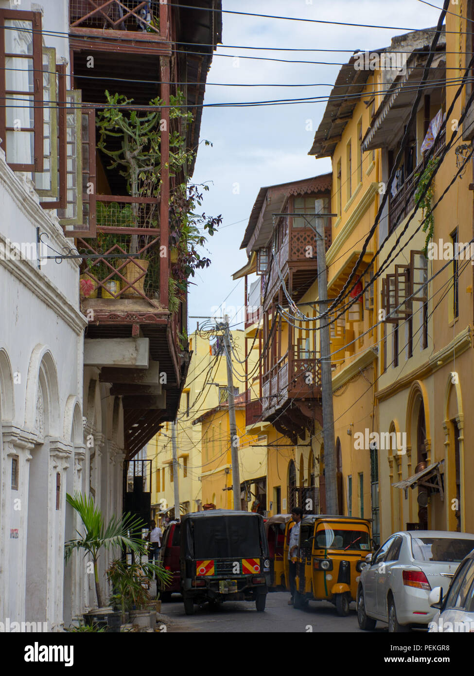 Parte vecchia di Mombasa Foto Stock