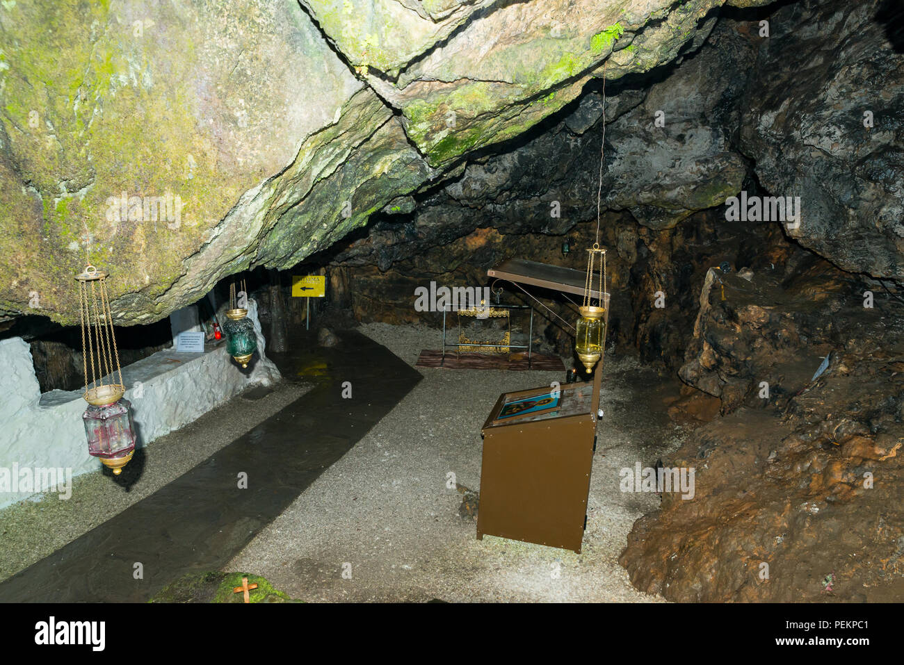 Aghios Panteleimonas monastero, Taso, Macedonia orientale e Tracia, Grecia, Europa Foto Stock