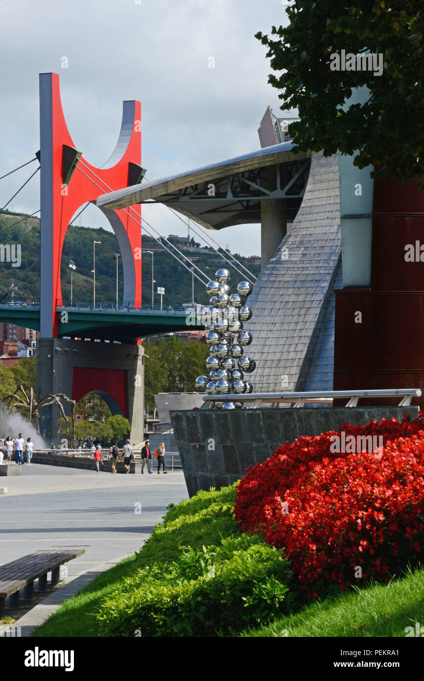 La Salve bridge, Bilbao, Spagna Foto Stock