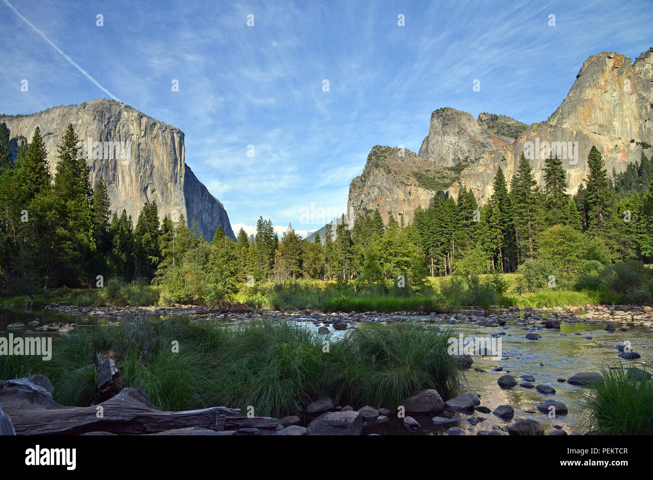 Stati Uniti, California, Yosemite Valley nel Parco Nazionale di Yosemite Foto Stock