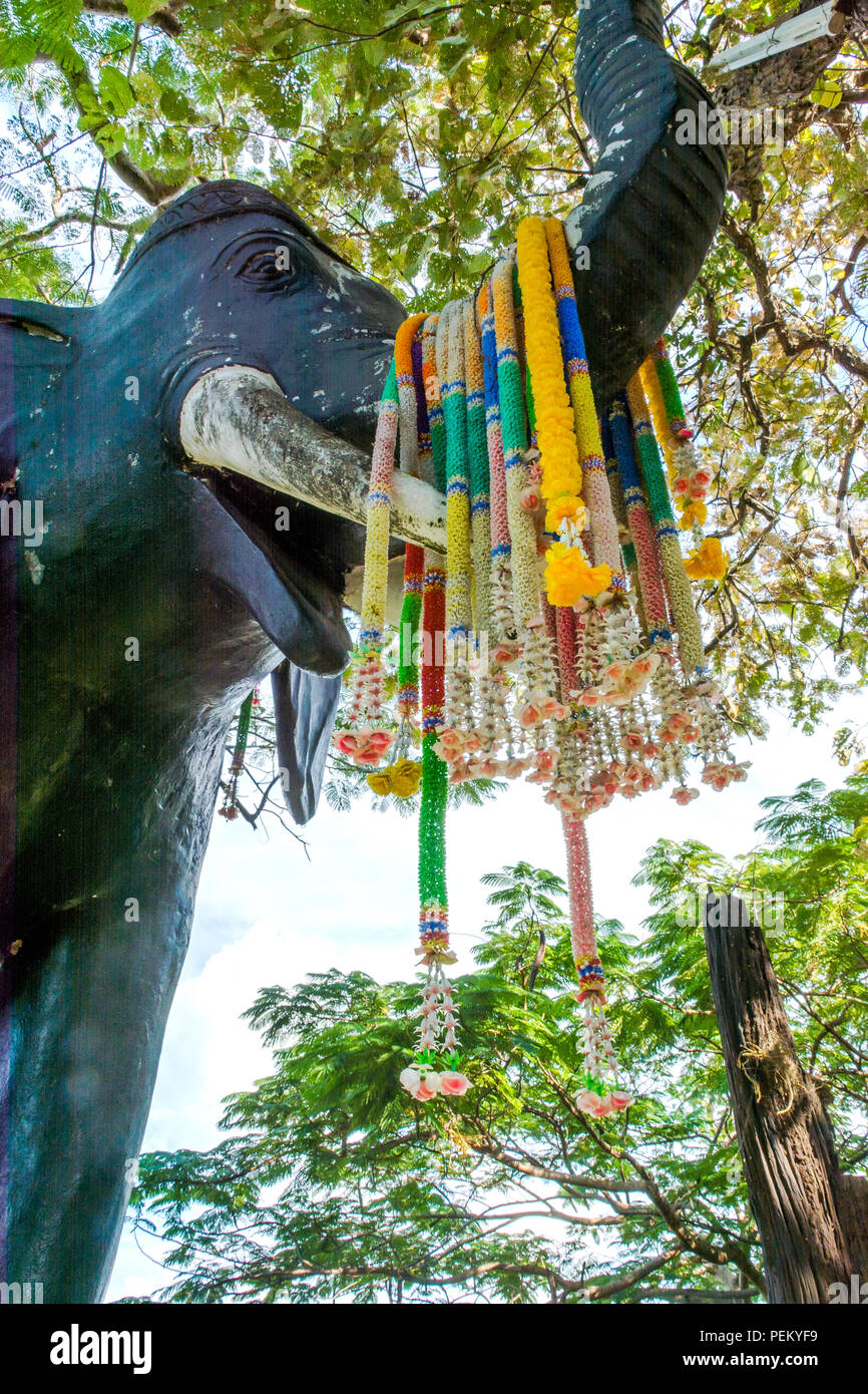 Tempio di Ubon Ratchathani provincia nord-est (ISAN) Regione, Thailandia Foto Stock