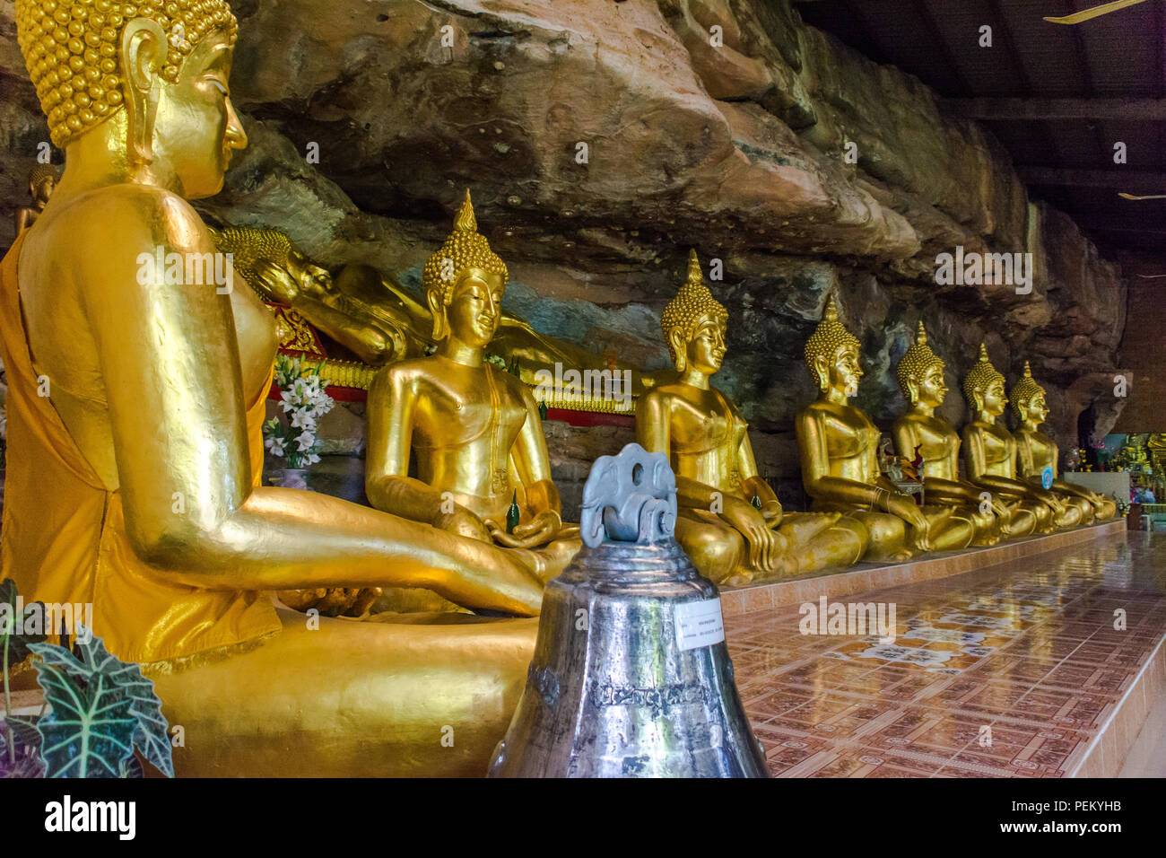 Tempio di Ubon Ratchathani provincia nord-est (ISAN) Regione, Thailandia Foto Stock