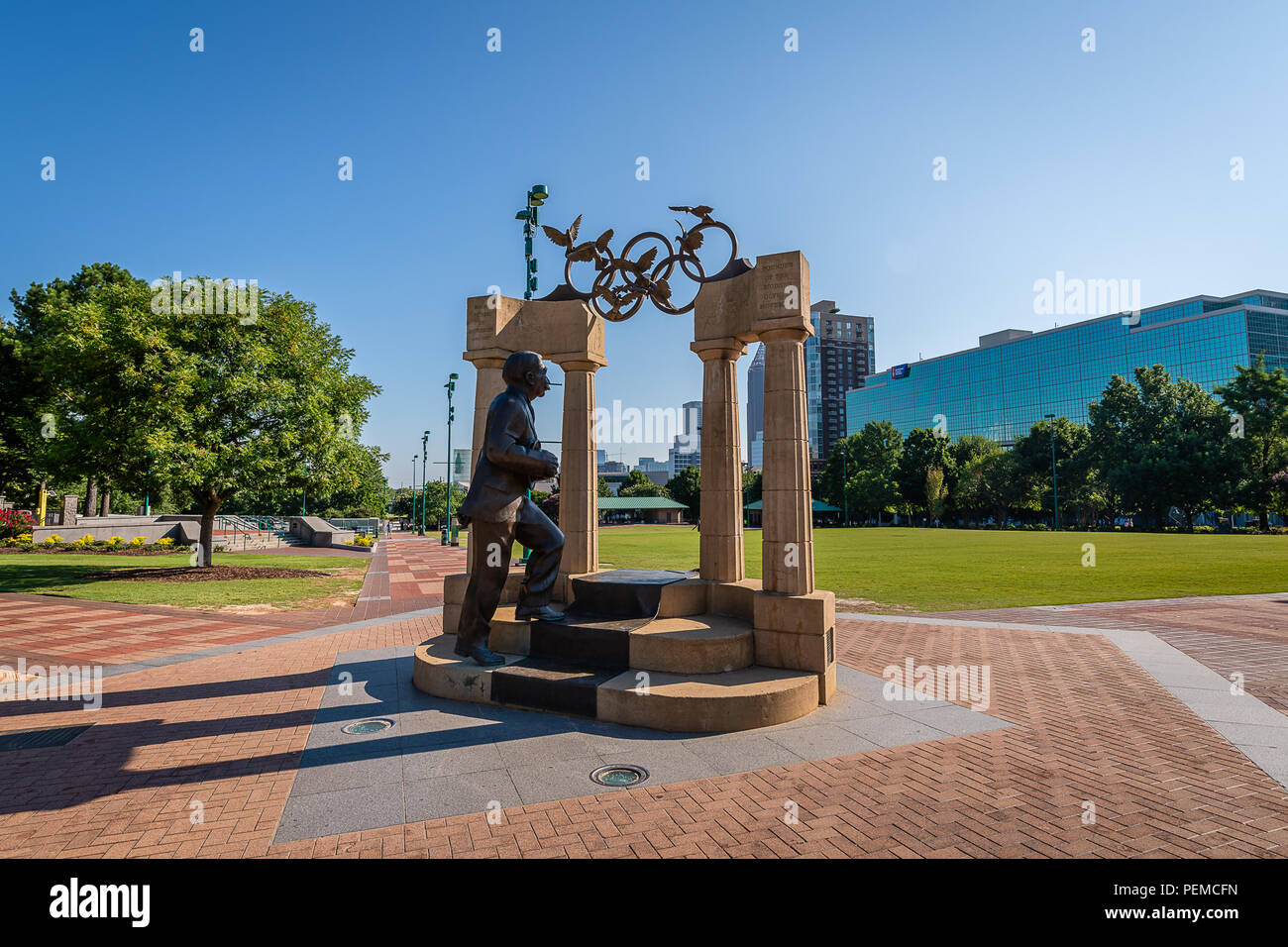 Il Centennial Olympic Park Foto Stock