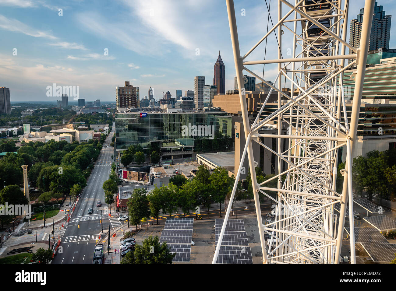 Il Centennial Olympic Park Foto Stock