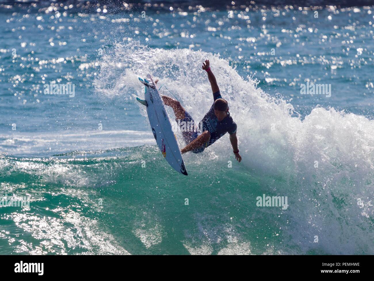 US Open di surf 2018 Kanoa Igarashi Foto Stock