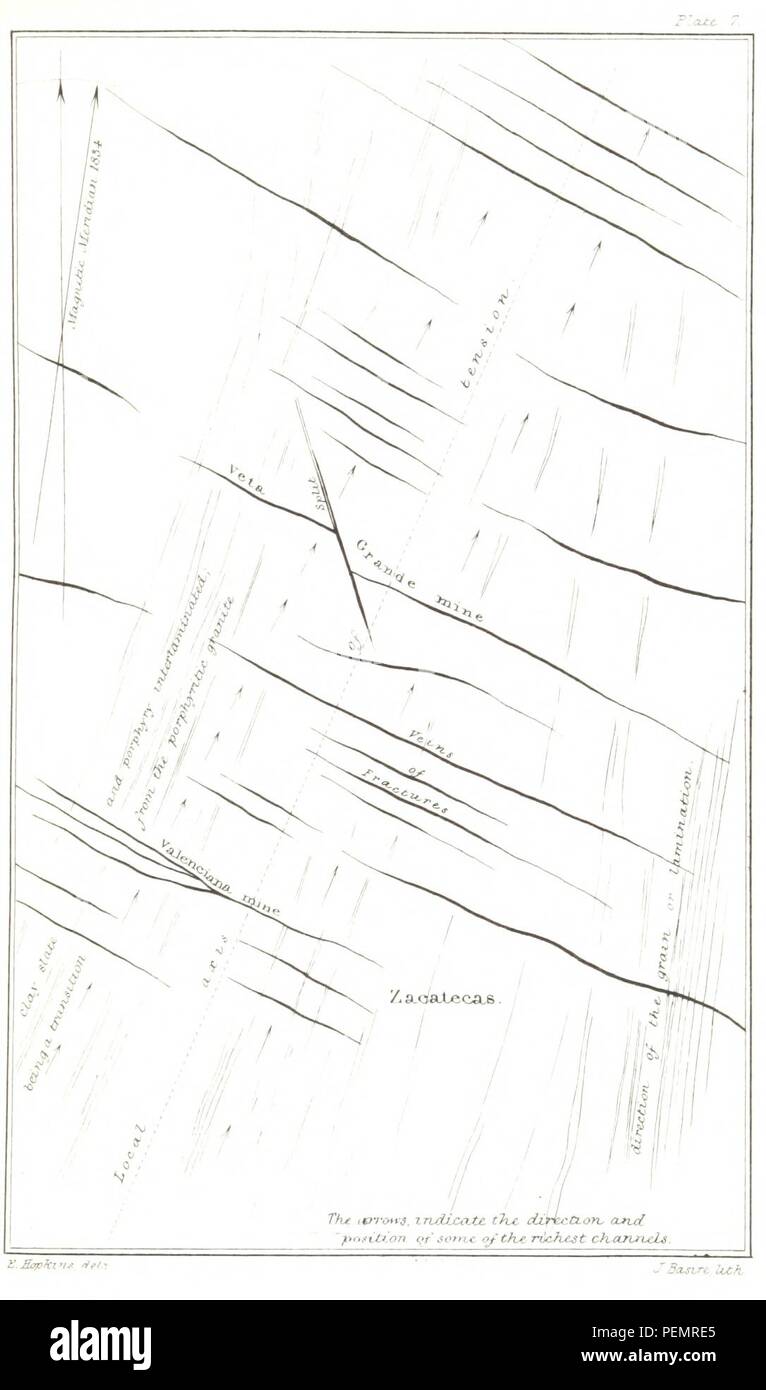 Pagina 159 di 'sul collegamento di geologia con il magnetismo terrestre ... Con venti-quattro piastre' Foto Stock