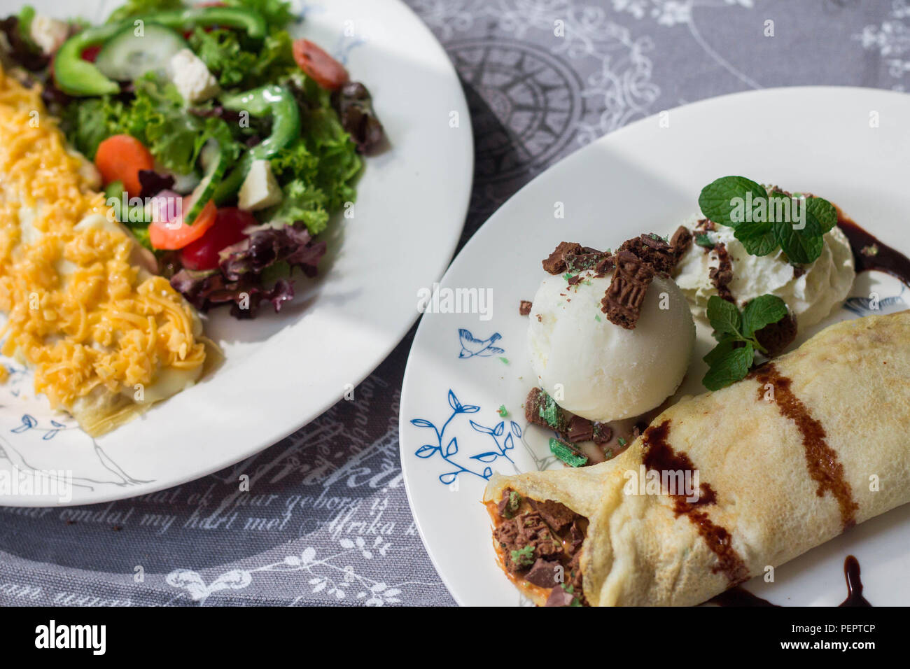 Fotografia di cibo Foto Stock