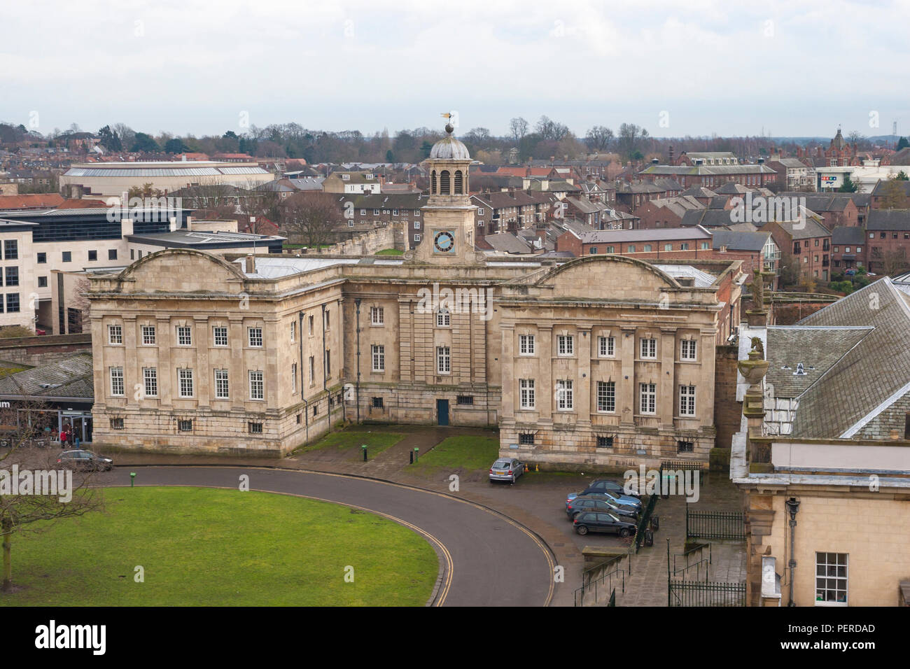 Museo del Castello di York in York, Inghilterra Foto Stock