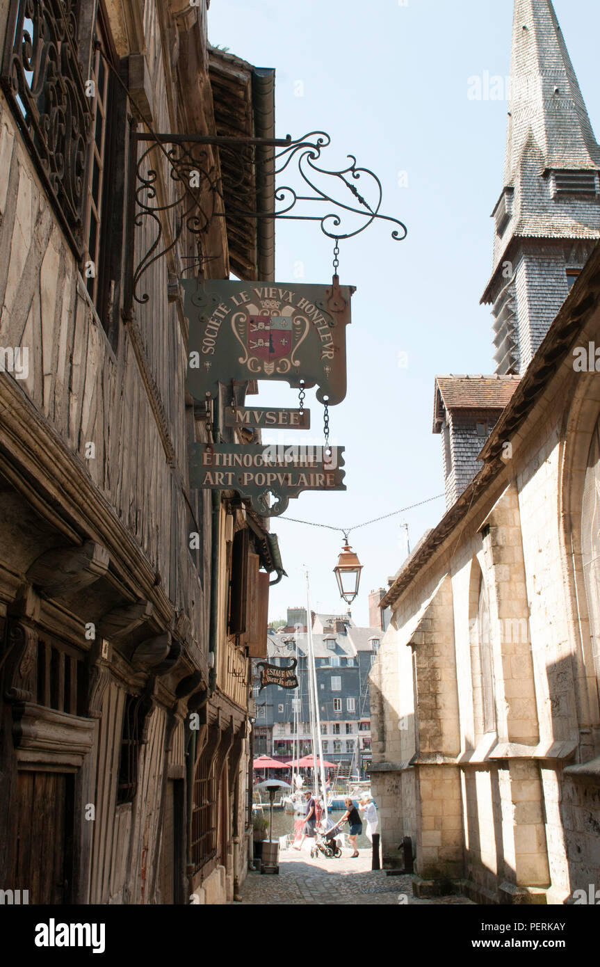 Honfleur, Francia Foto Stock