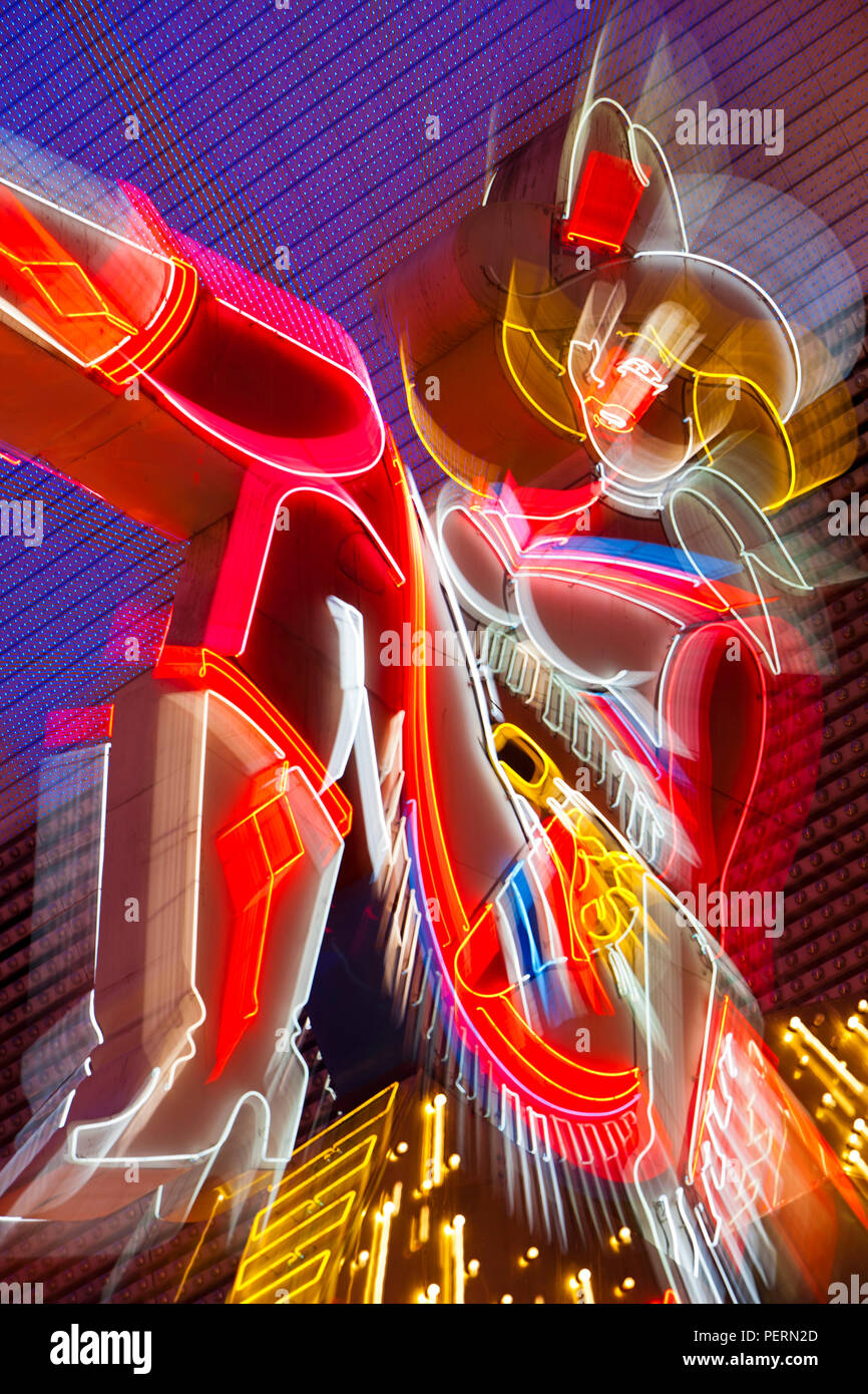 Vista in elevazione del casinò sulla Strip di Las Vegas, Nevada, STATI UNITI D'AMERICA Foto Stock