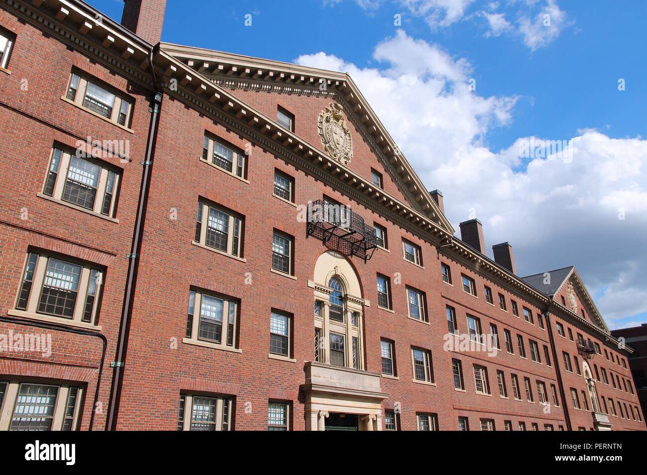 Cambridge, Massachusetts negli Stati Uniti. Famosa università di Harvard - Perkins Hall, uno studente di sale di soggiorno. Foto Stock