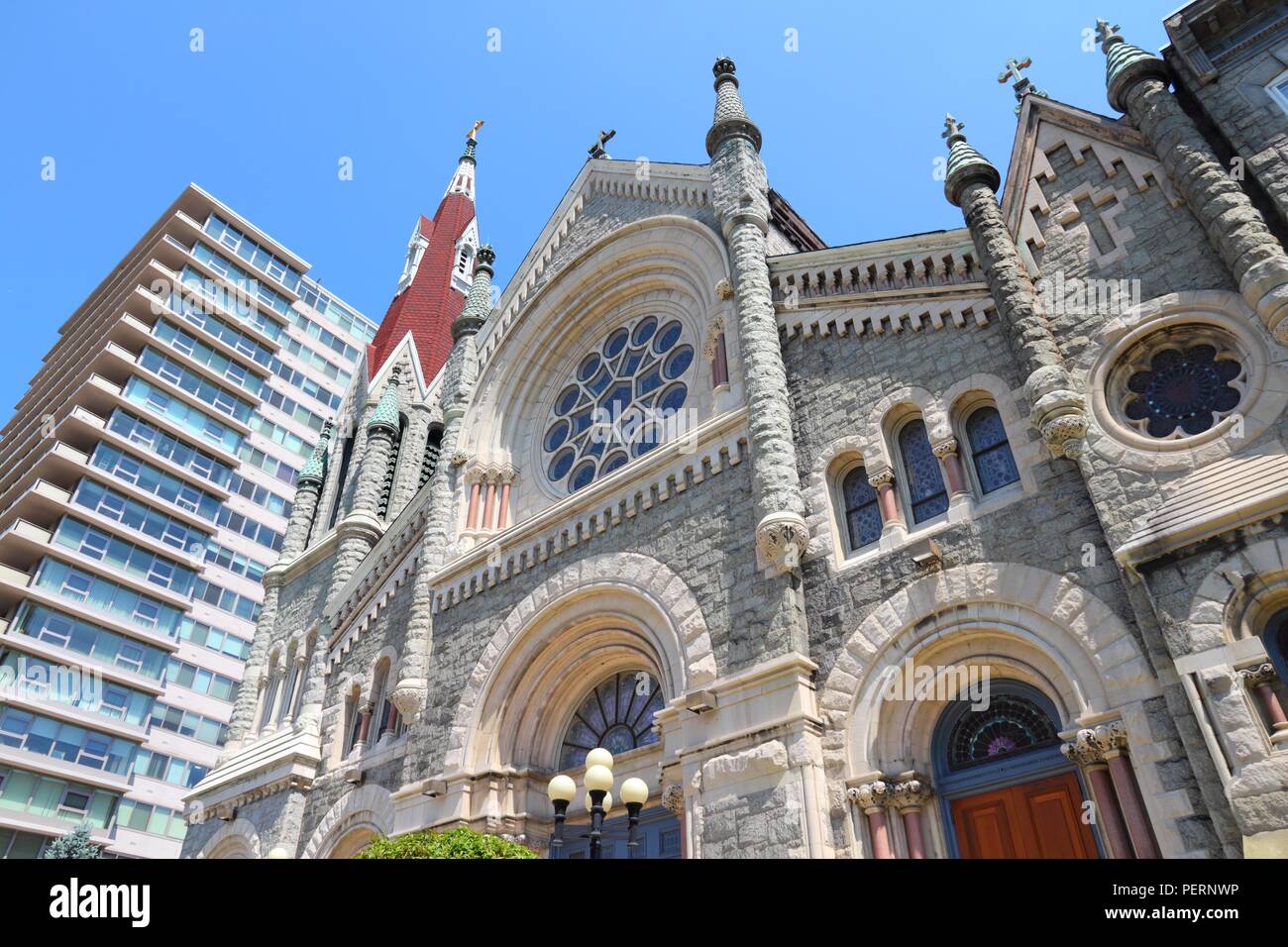 Philadelphia, Pennsylvania negli Stati Uniti. San Francesco Saverio la Chiesa. Foto Stock