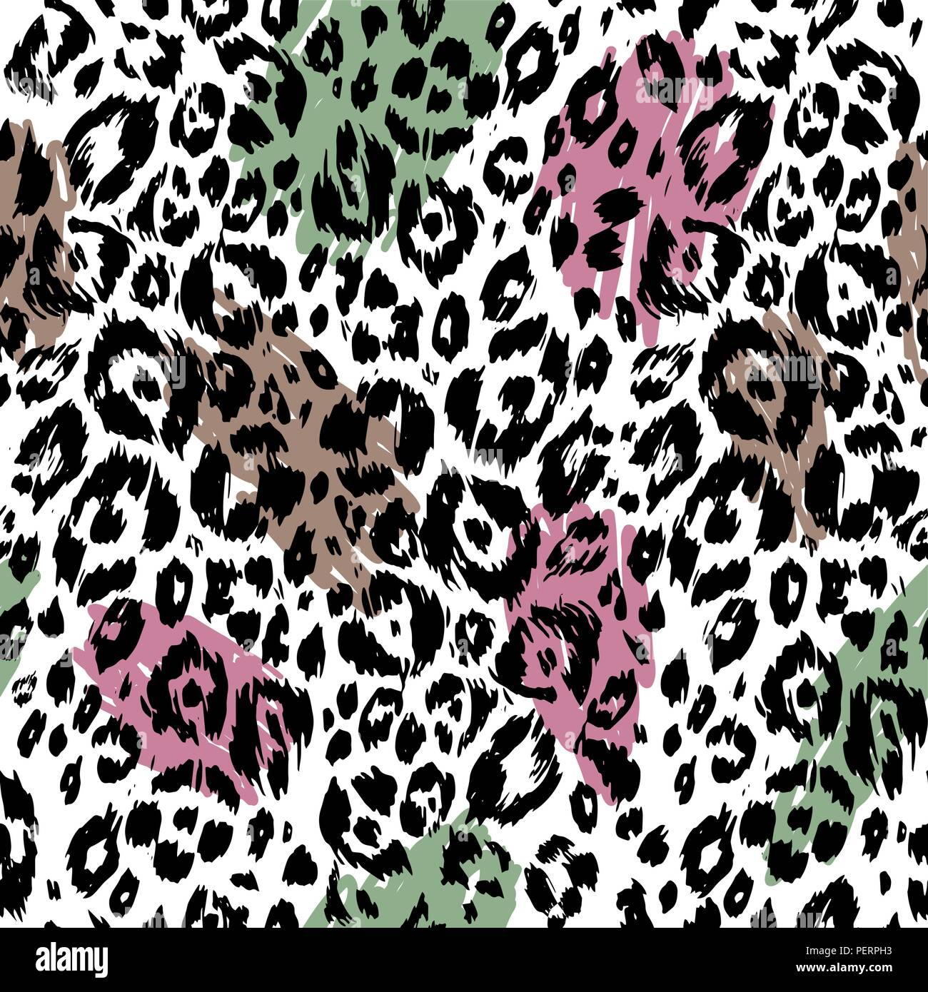 Testurizzato alla moda modello animale Illustrazione Vettoriale