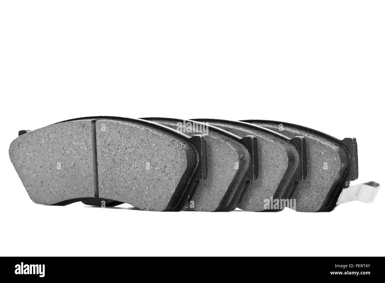 Automotive Brake Pads, isolati su sfondo bianco Foto Stock