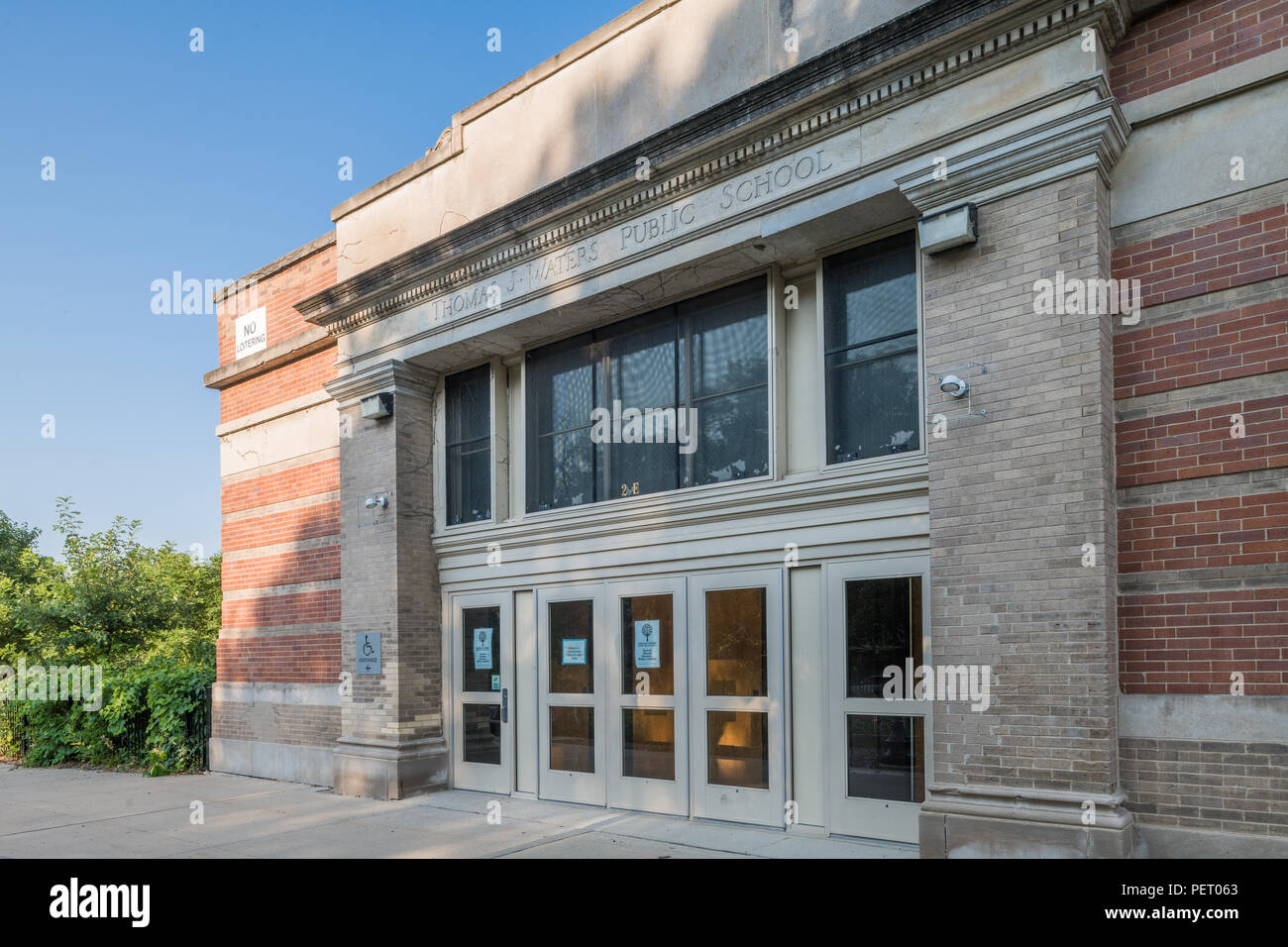 Thomas J. Acque Scuola Elementare - Chicago scuole pubbliche Foto Stock