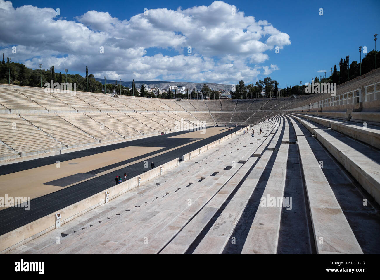 Stadio Panateneico a Atene, Grecia Foto Stock