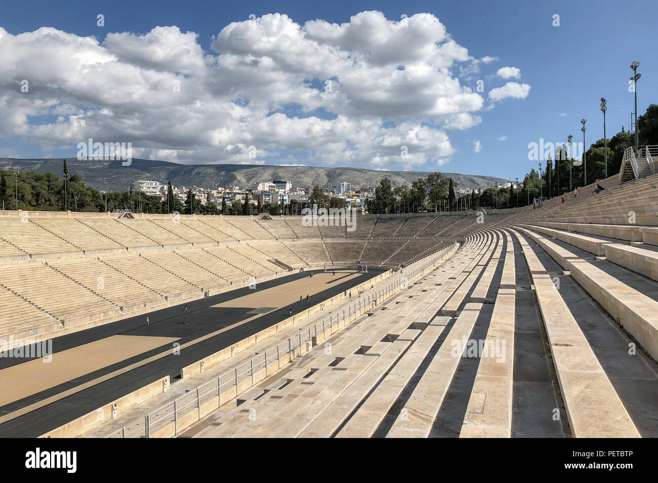 Stadio Panateneico a Atene, Grecia Foto Stock