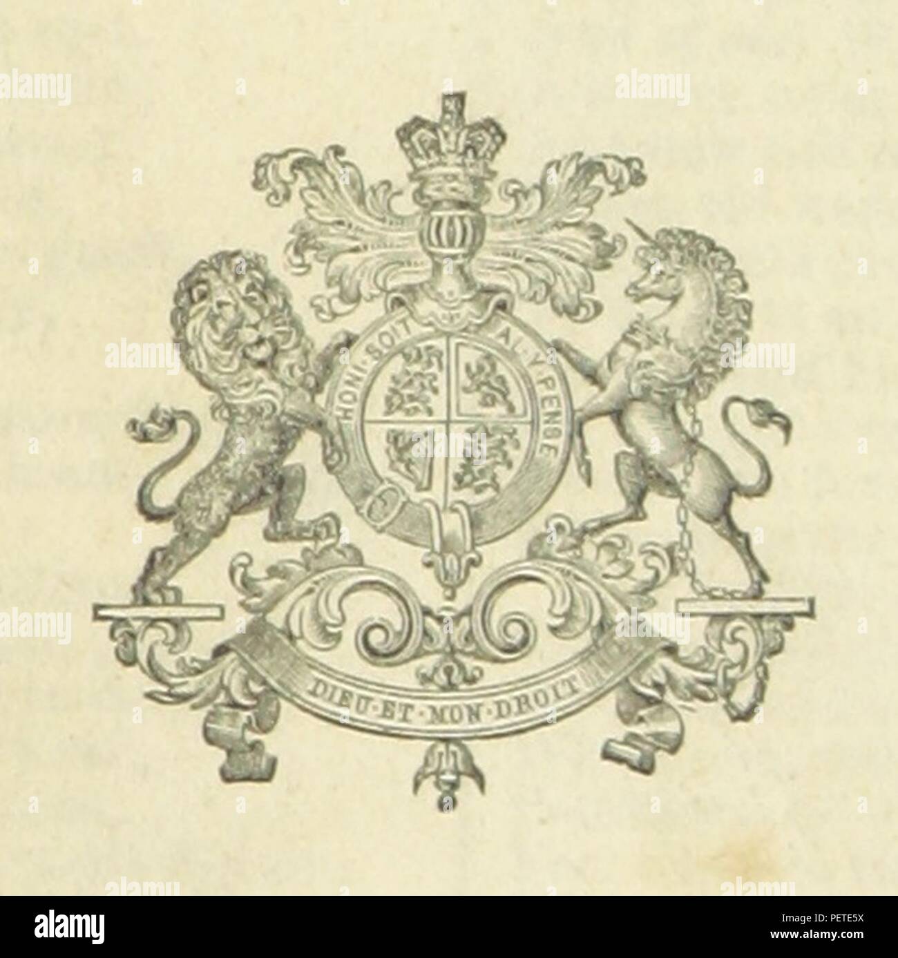 Archivio Storico immagini tratte da pagina 9 di "selezionare opere poetiche di Sir Walter Scott, comprendente i laici dell'ultimo menestrello; Marmion; la donna del lago; ballate, pezzi lirici, ecc. MS. note " Foto Stock