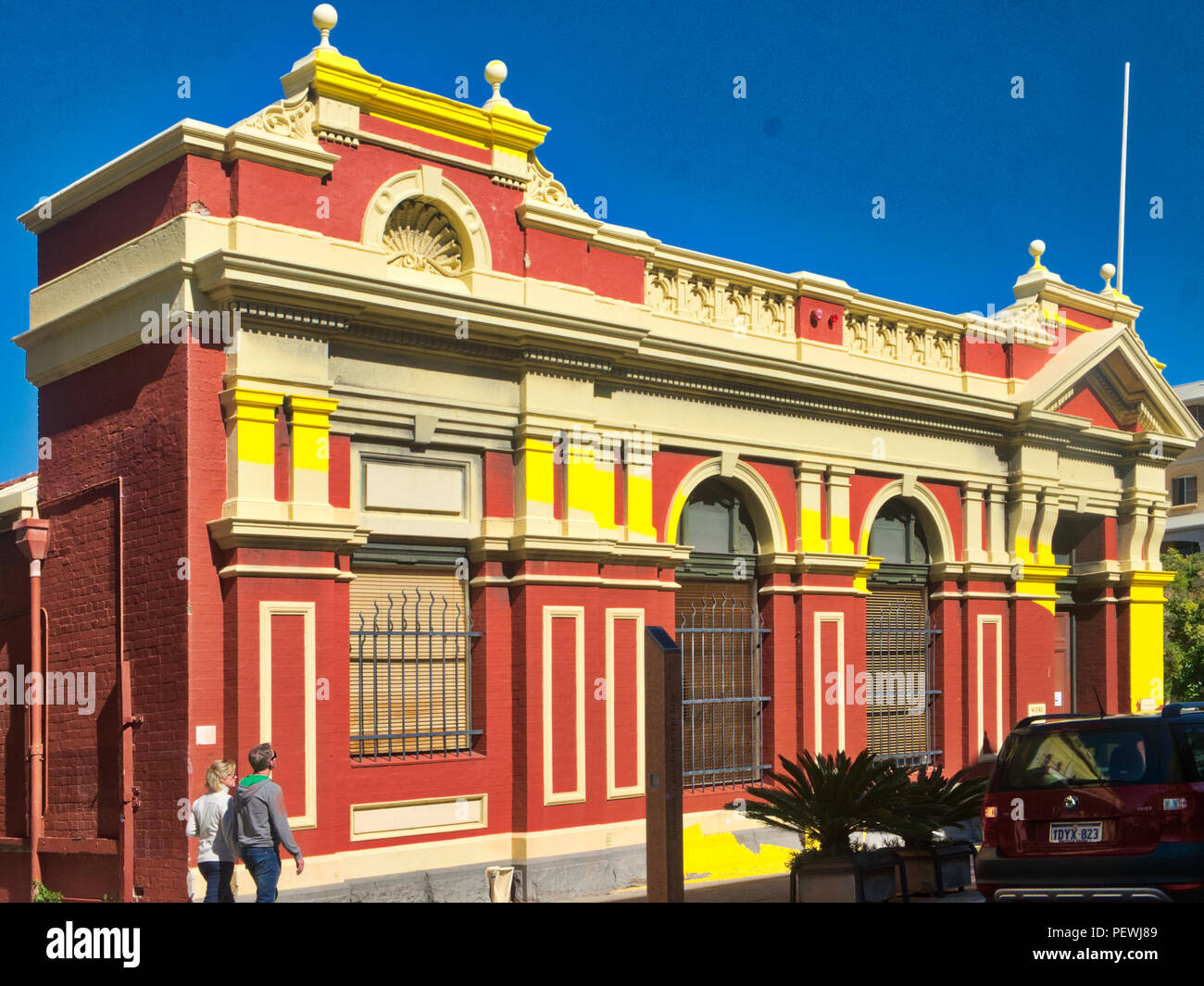 Università di Notre Dame High St Fremantle entrata Foto Stock