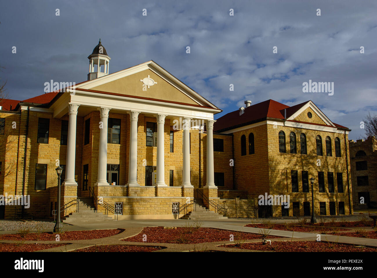 Fort Hays State University Picken Hall edificio amministrativo di Hays, Kansas Foto Stock