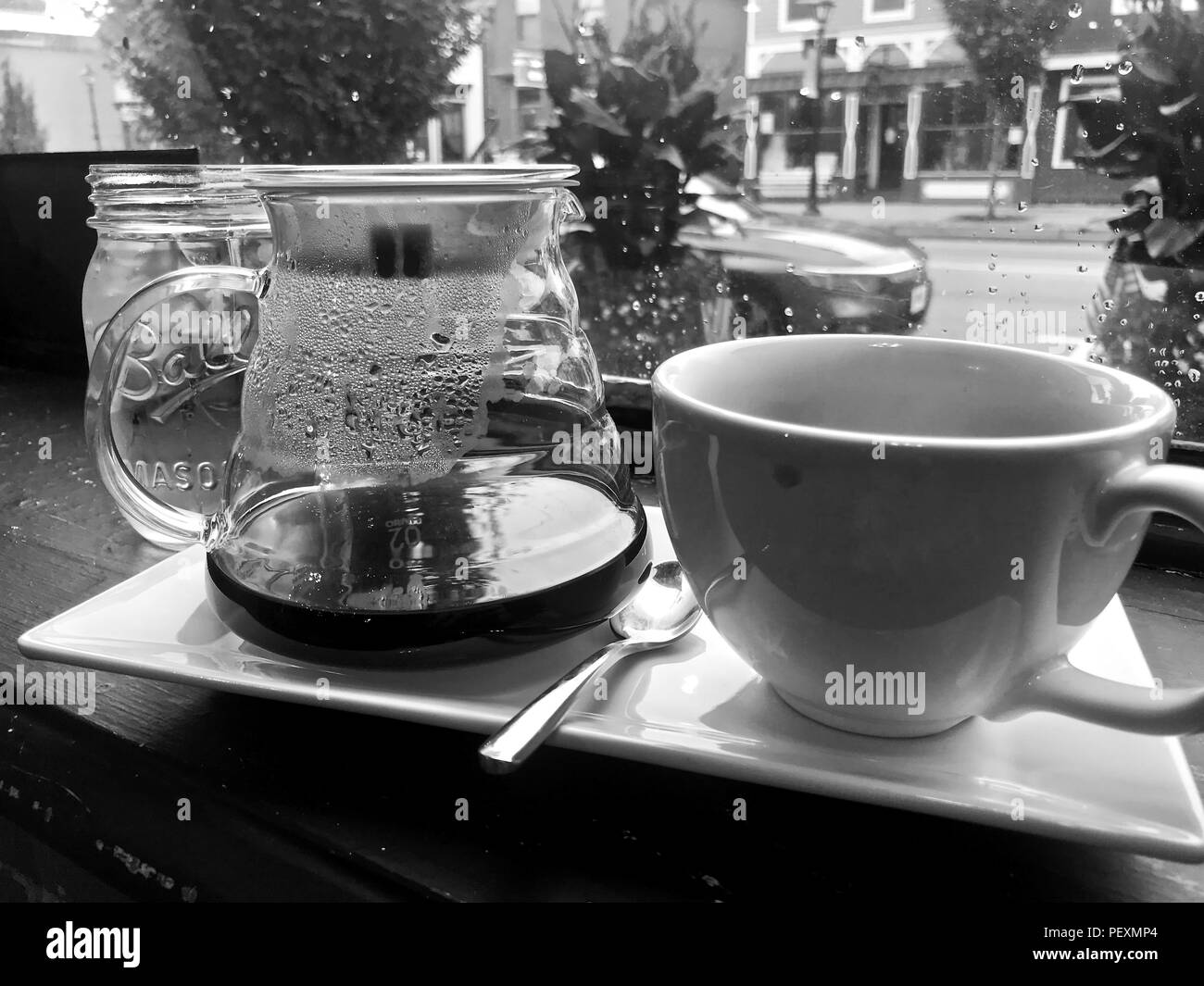 GLADELIG filtro per caffè, ceramica/blu - Svizzera