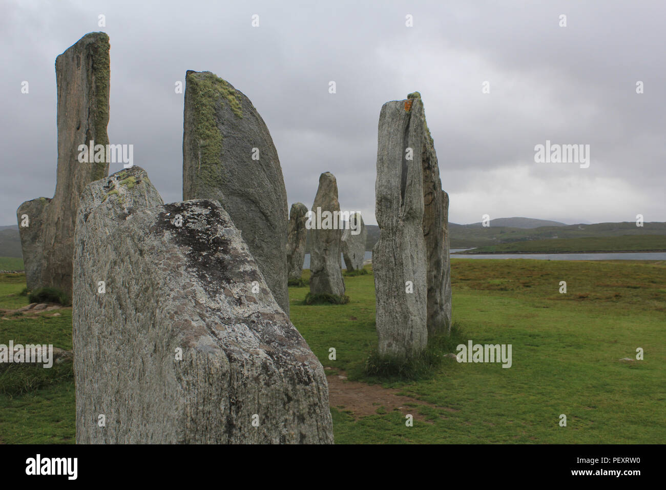 Callanish pietre permanente Foto Stock