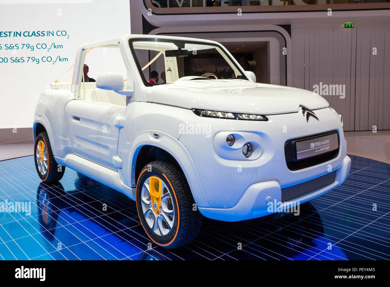 Ginevra, Svizzera - 1 Marzo 2016: Citroen E-Mehari electric off-road compact Auto SUV presentati presso la 86Geneva International Motor Show. Foto Stock