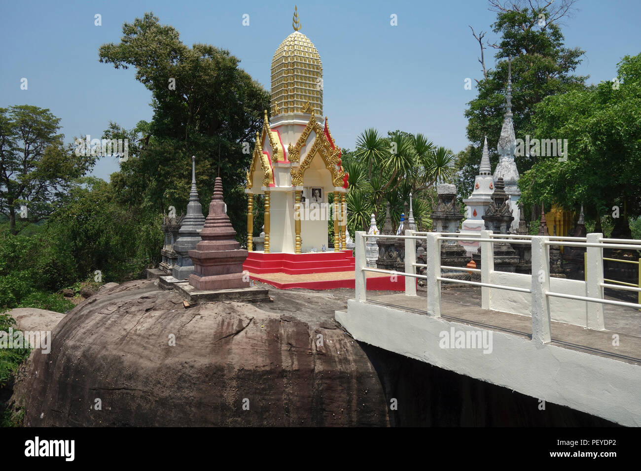 Wat Tham Kong tempio penna Nong Bua, Isaan, Thailandia Foto Stock